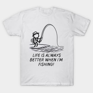 Fishing Shirt Fishing Gift for Dad Fishing Tshirt Fisherman Gift Men's Fishing Shirt Fishing Holiday Funny Fishing Shirt Fathers Day Gift T-Shirt